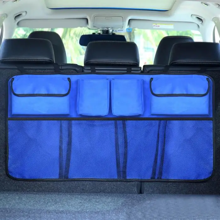 Органайзер для багажника автомобиля, сумка для хранения напитков, для путешествий, авто, на заднем сиденье, подвесной карман для внедорожника, грузовика M8617