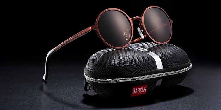 BARCUR винтажные Поляризованные солнцезащитные очки для мужчин модные мужские солнцезащитные очки для путешествий