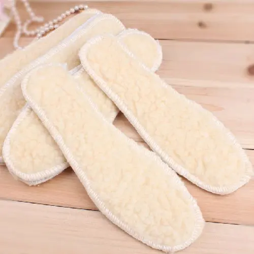 Deodorization Sweat Absorbent Breathable And Comfortable Wool Insoles In Autumn And Winter Warm Lamb And Thickened