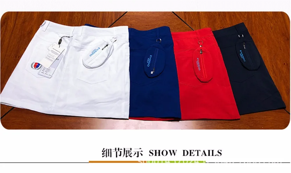 2018 EVERIO GOLF Skirt Women Short Sport Skirts Ladies Tennis Dress Golf Dress 4Colors4_