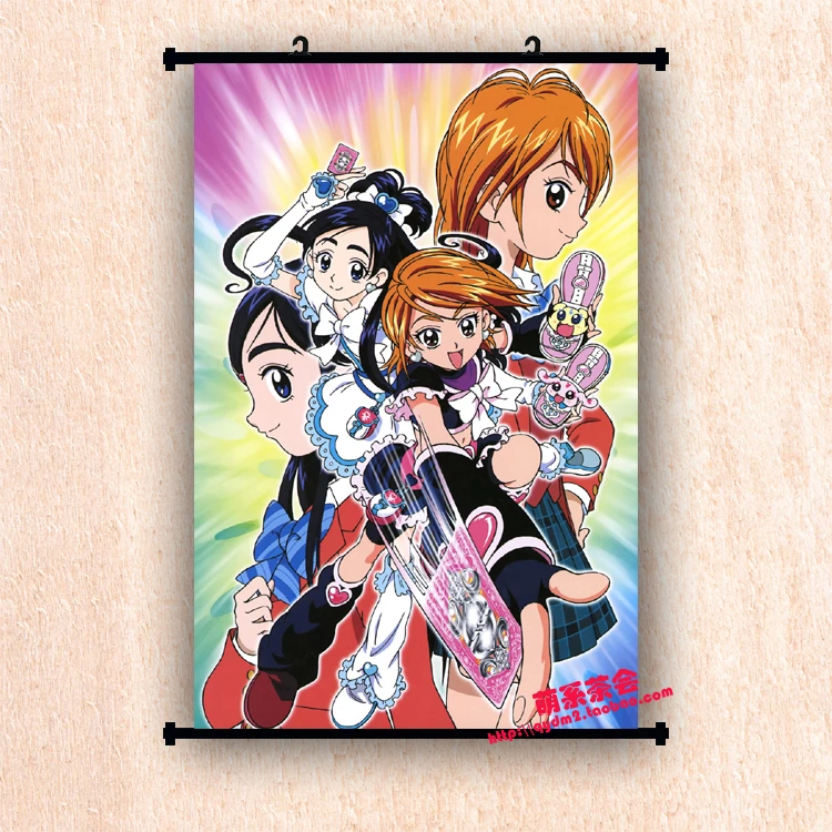 Японский Аниме Pretty Cure Precure Akimoto Komachi & Minazuki Karen Dream домашний Декор настенный