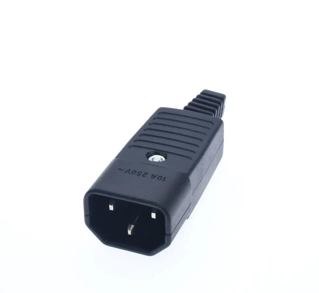 Проводная электрическая розетка 250 в 10 А IEC320 C13 C14 C15 AC PDU UPS Встроенный кабель