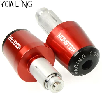 

For Ducati Monster 659 696 821 1200 1200S 1100 1100s Motorcycle Accessories Handlebar Grips Handle Bar Cap End Plugs