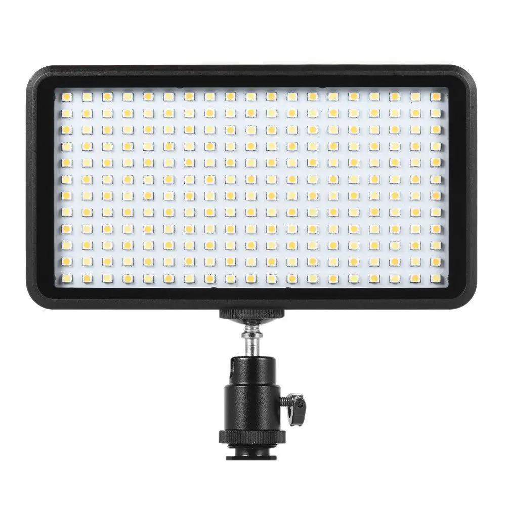 

TOP Ultra-thin 3200K/6000K Dimmable Studio Video Photography LED Light Panel Lamp 228pcs Beads for Camera DV