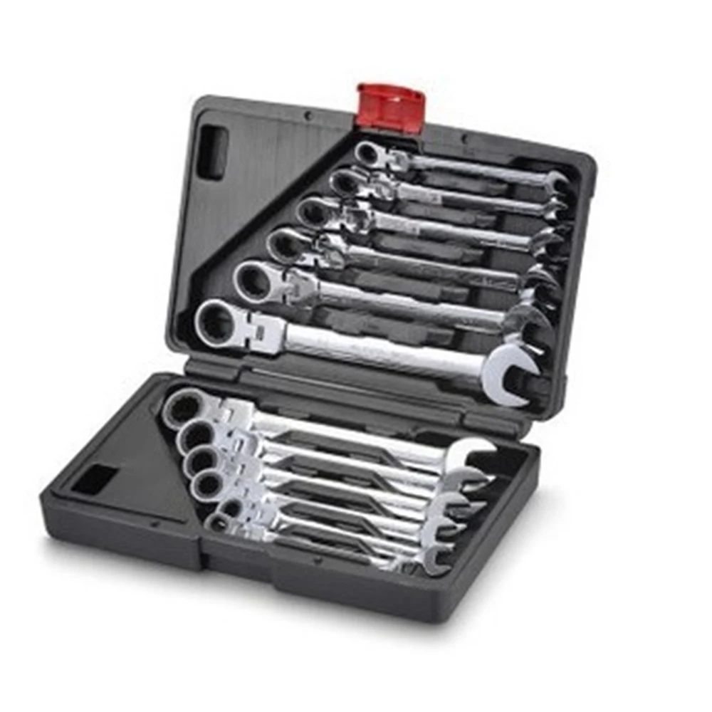 

7/12PCS Dual-use Movable Head Ratchet Wrench Quick Wrench Set Hardware Ratchet Wrench Set Car Repair Tool