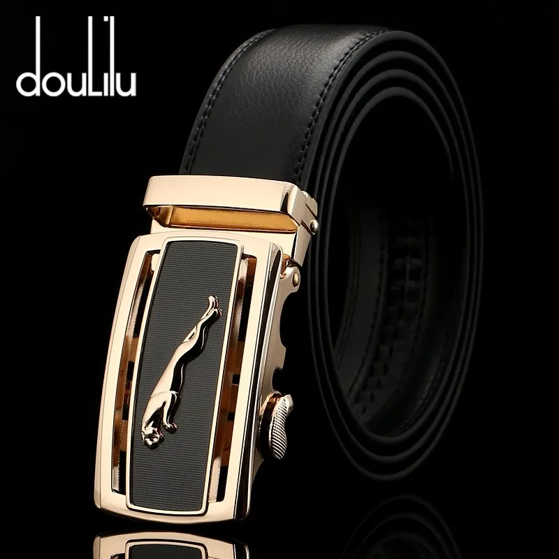 

Men's Famous Brand Designer Belt 100% High Quality Cowskin Genuine Luxury Leather Strap Metal Automatic Buckle Belts For Men