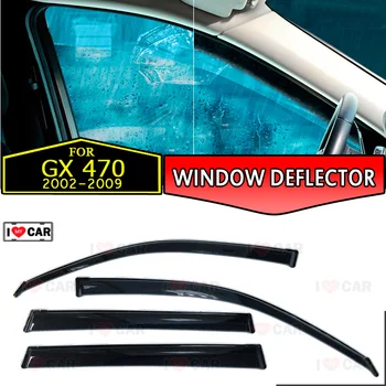 

Window deflectors for Lexus GX 470 2002-2009 car window deflector wind guard vent sun rain visor cover car styling