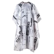 Best Sale Hair Salon Cape Haircut Barber Gown Hairdressing Apron Hairdressing Supplies Black+White
