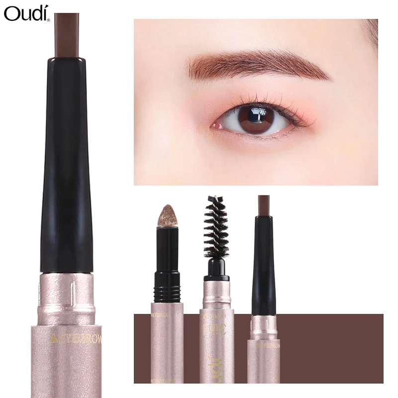 OUDI Brand eyebrow 3 in one Cosmetics Automatic Eyebrow Pencil Makeup