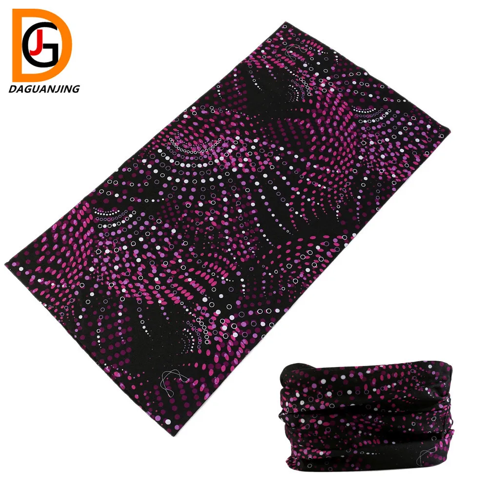 DaGuanJing 100 Cotton Large Bandanas Microfiber Tubular Multifunction
