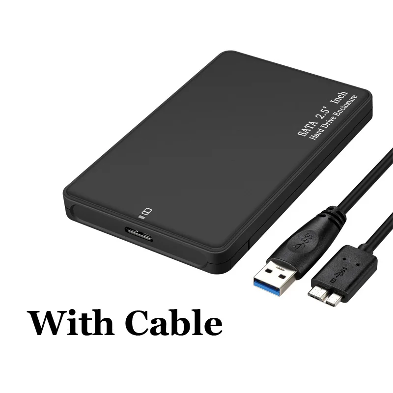 

2.5 inch USB 3.0 SATA HDD Box HDD Hard Disk Drive External HDD Enclosure Black Case