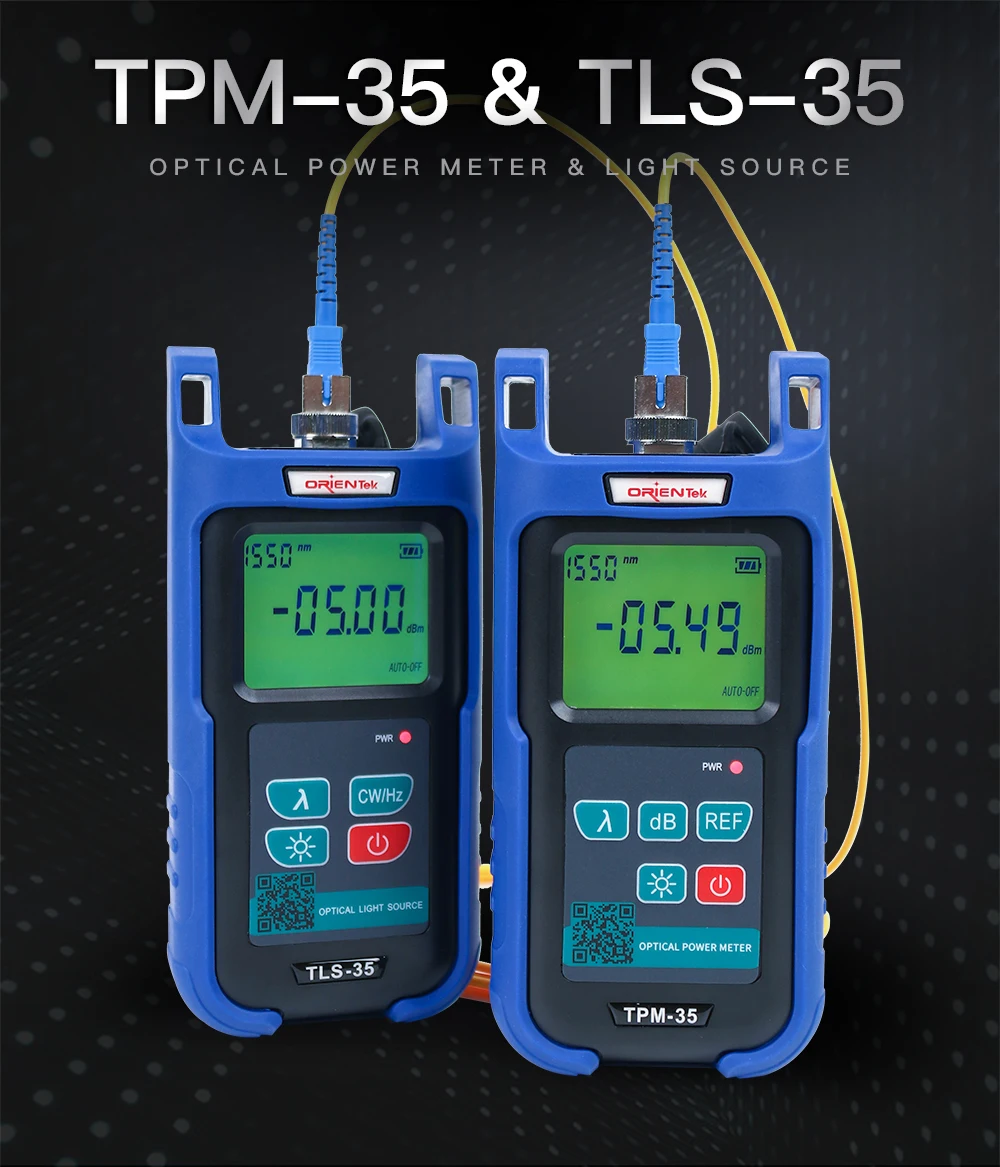 

Orientek TPM-35 Optical Power Meter + TLS-35-S Optical Light Source Singlemode 1310/1550nm Free Shipping