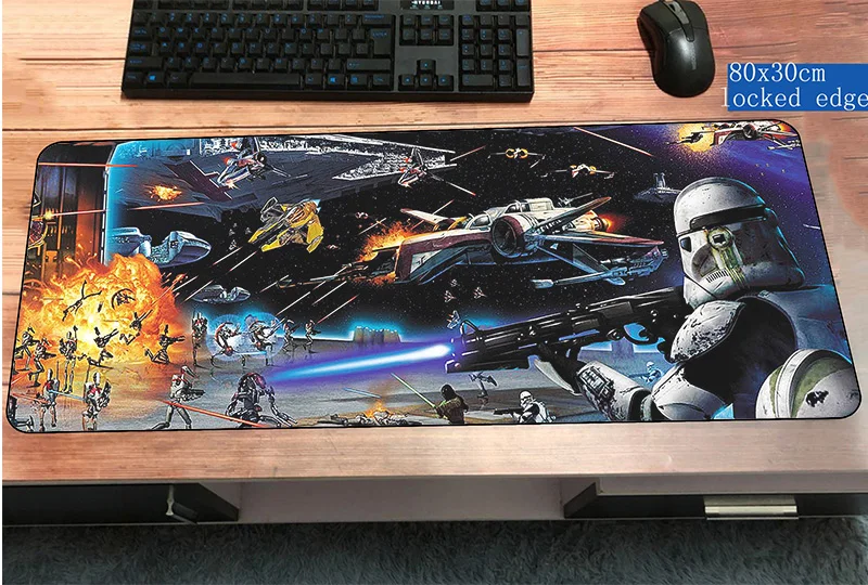 Star Wars mousepad locked edge gaming mouse pad big gamer mouse mat pad