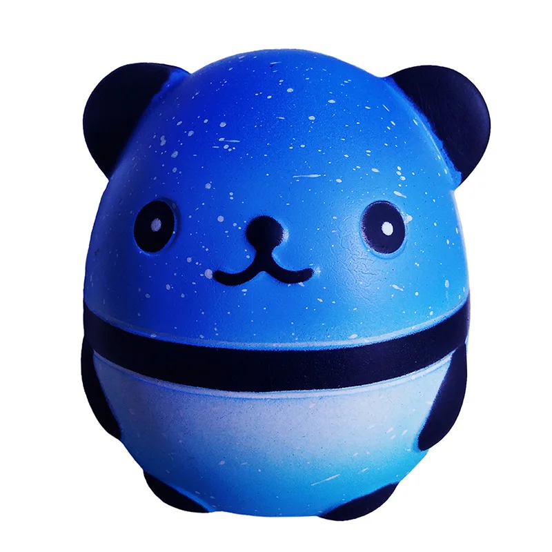 Каваи Джамбо галактика панда Медведь яйцо мягкое медленно поднимающееся сжимающее игрушки мягкие эластичные Ароматические игрушки для снятия стресса дети взрослые подарок - Цвет: 9x8 CM