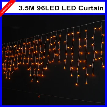 

3.5M 96LED Snowflake LED Curtain String Lights Lamp New Year Garden Christmas Wedding Party Ceiling Decoration 220V