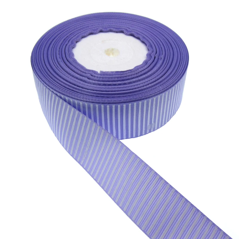 10Yard Width 1" Stripe Grosgrain Ribbon For Craft Packing Scrapbooking