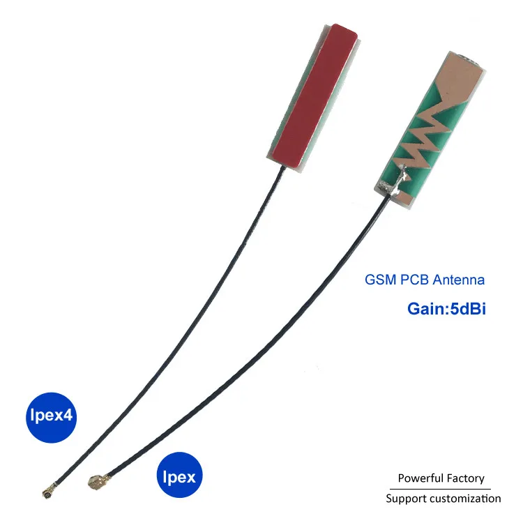 IPEX U.FL RF1.13 внутренний коаксиальный кабель 5dBi 915 МГц 868 Гибкая GSM PCB антенна 10