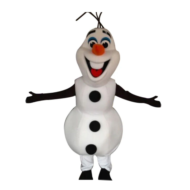 

Snowman Olaf Mascot Costume High Quality Olaf mascot costume Adult Size School Mascot Fancy Dress Costumes