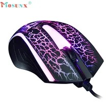Mosunx advanced Ратон де-ла-computadora por кабель 2400 Точек на дюйм USB Проводные оптические игры игра, мыши, мышь для портативных ПК 1 шт