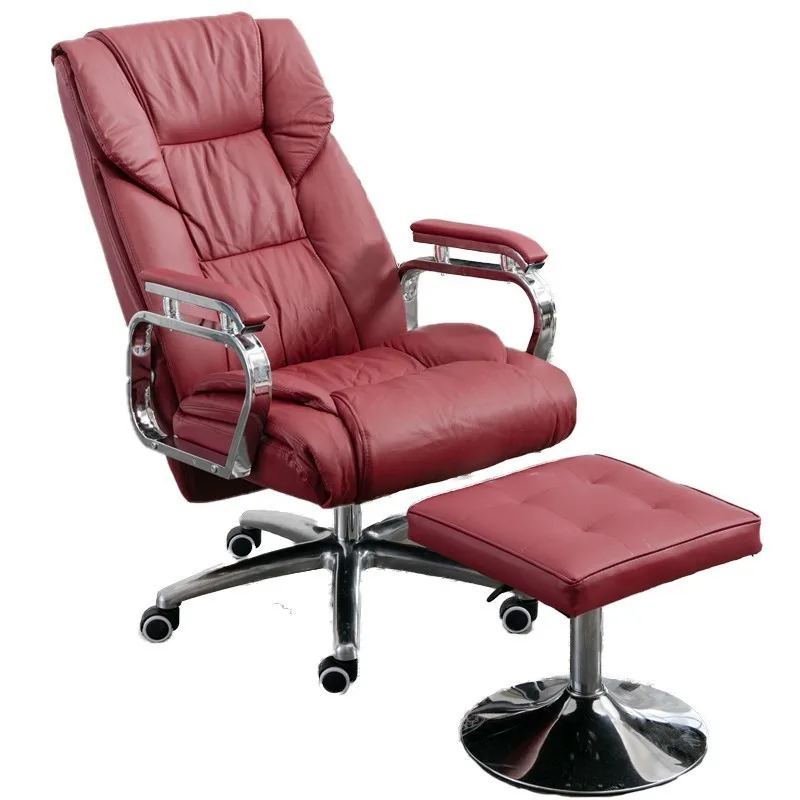 

Esports Office Silla Gamer Poltrona Gaming Executive Boss Chair Massage Genuine Leather With Footrest Can Lie Wheel Ergonomics