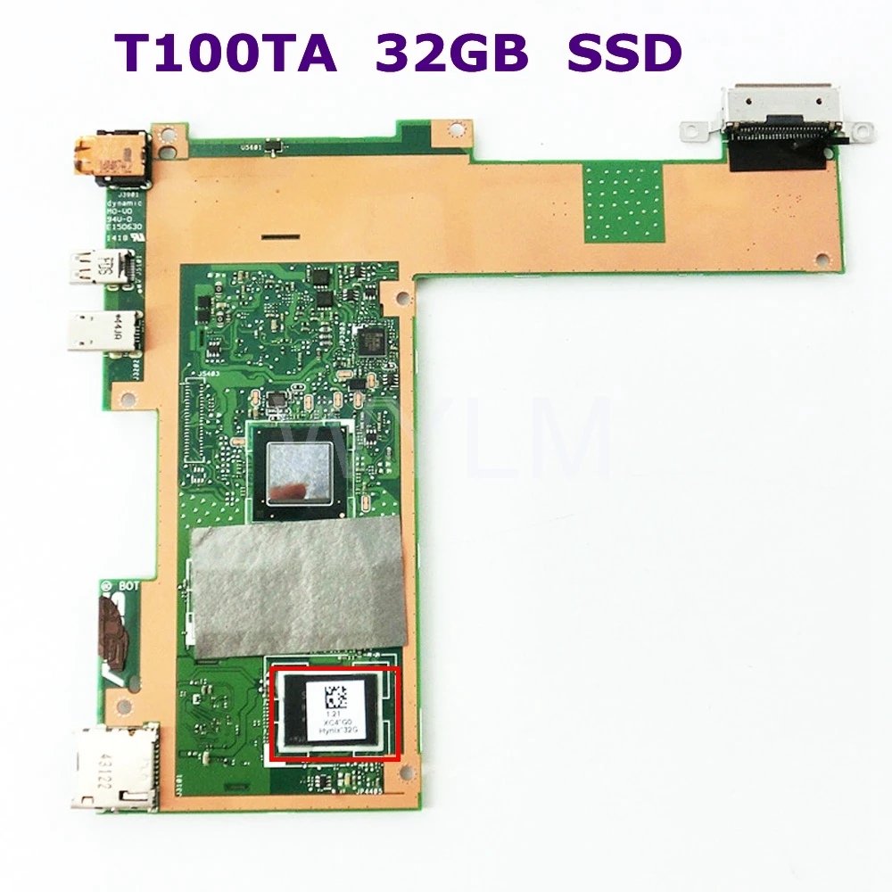T100TA 1,33 GHz cpu 32GB SSD Материнская плата Asus T100T T100TA материнская плата для ноутбука 60NB0450-MB1070 протестированная