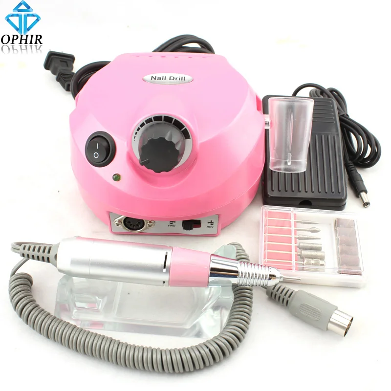 Pro Nail Tools 30000rpm Electric Drill Machine Manicure Pro Nail Tools 30000rpm Electric Drill Machine Manicure Drills Accessory Acrylic File Bits Pedicure Kit In Polish Remover From