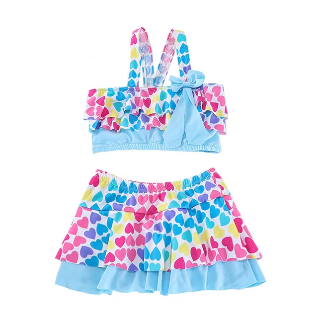 Aliexpress.com : Buy 7 Styles! 2016 Kids Bikini Two Pieces Skirt ...
