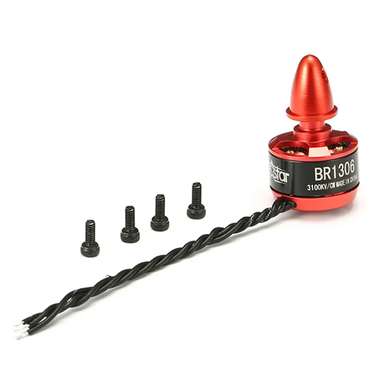 Горячие racerstar 1306 BR1306 3100KV 1-2 S бесщеточный двигатель с вращением по часовой стрелке/CCW для 150 180 200 RC Multirotor рама комплект части для вертолета