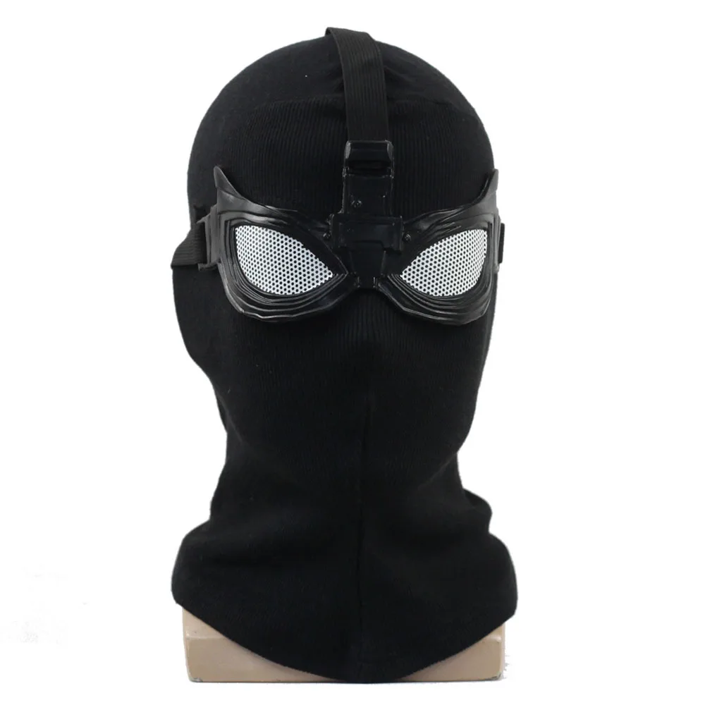 

Spider-Man Far From Home Stealth Suit Knit Mask Spiderman Cosplay Full Mask Prop Halloween Ball