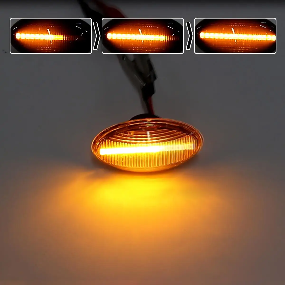

Flowing Side Repeater Lamp Dynamic LED Side Marker Light Error Free Indicator Panel Lamp for MINI Cooper R50 R52 R53 2002-2008