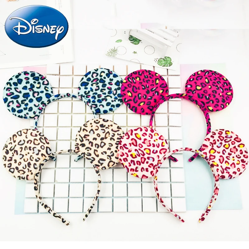 Disney Minnie Mickey Ears аксессуары для волос головной убор девочек праздничная повязка на