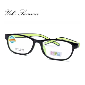 

KOK'S Kids Rectangle Silicone Optical Glasses Frame Boys Girls Brand Fexible TR90 Detachable Prescription Eyewear Frame CN1275