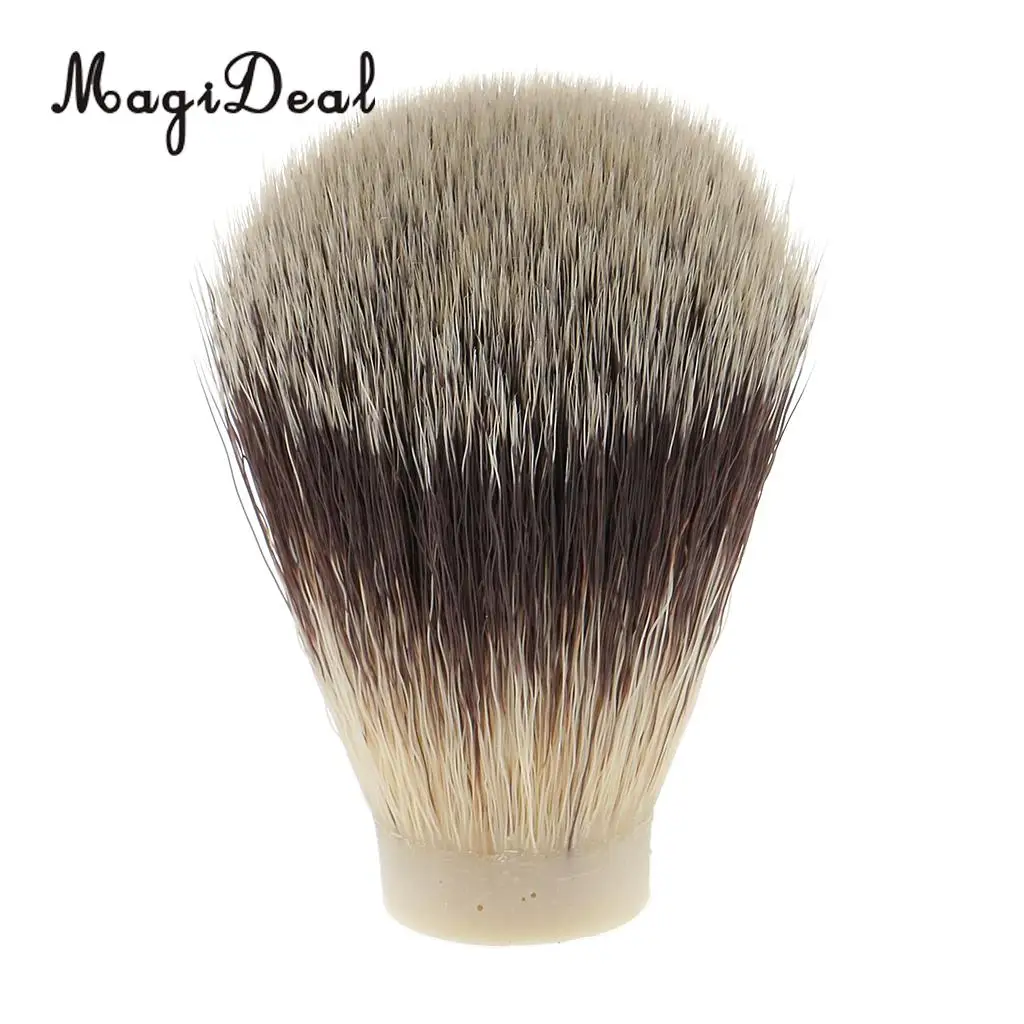 MagiDeal Nylon Shaving Brush Knot for Men Salon Hair Ramoval Cutting Dust Men Facial Beard Cleaning Appliance