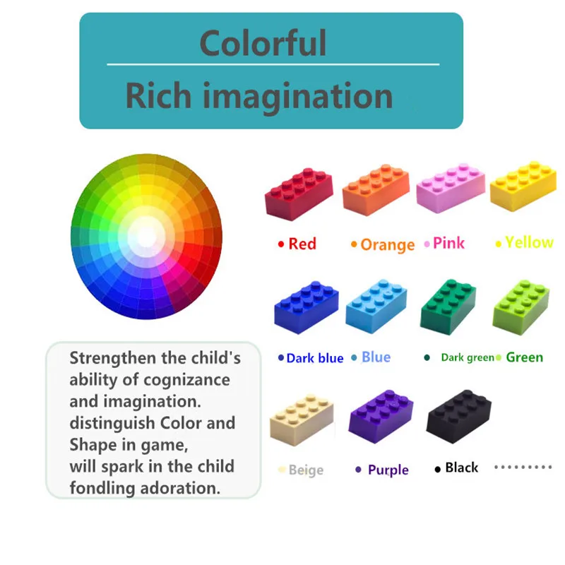 Dubbi 1000pcs 450pcs Building Blocks diy brick with accessory kits Compatible legoe Educational Toys Bulk For Children Gift