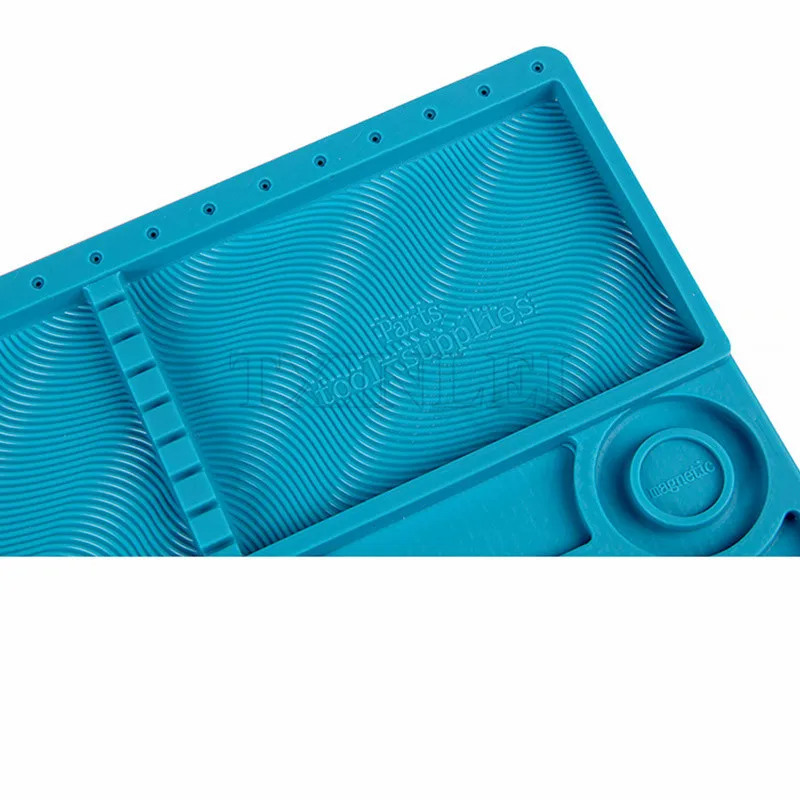 Goede Upgrade 550x350mm Warmte Isolatie verdikking Siliconen Pad Bureau mat Onderhoud Platform