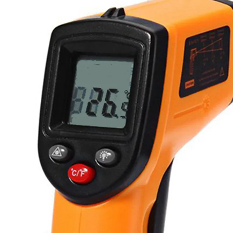 GM320 Laser Infrared Thermometer Handheld AAA Battery Operated -50 to 380 Degree LCD Digital Non-Contact IR Infrared Thermometer (22)