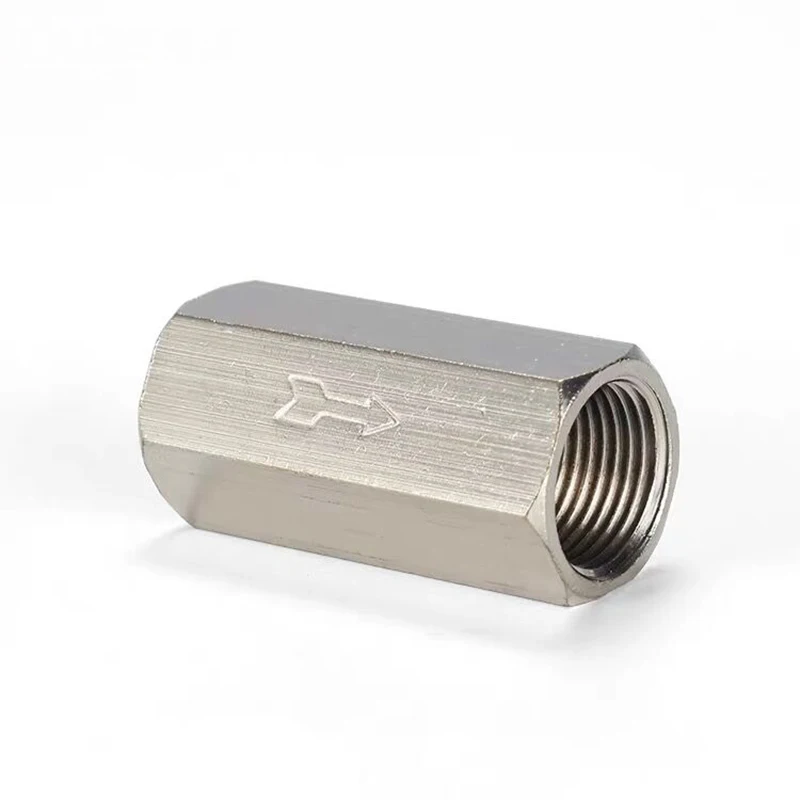 1pc Brass Air Check Valve 1/4" Threaded BSPP Female Full Ports One Way