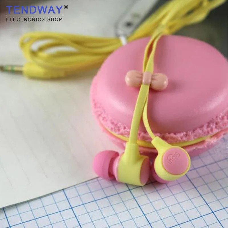 Оригинал M85 Macarons Дизайн-Вкладыши Наушники Стерео Бас-Гарнитура Громкой Связи для