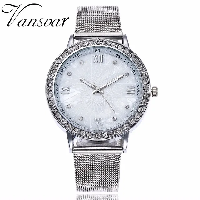 Dropshipping Women Rhinestone Watch Fashion Casual Ladies Silver & Rose Gold Mes Dropshipping Women Rhinestone Watch Fashion Casual Ladies Silver & Rose Gold Mes
