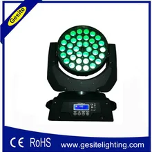 Продукт 36 шт 10 ватт 4 в 1 led движущиеся головы мыть свет rgbw