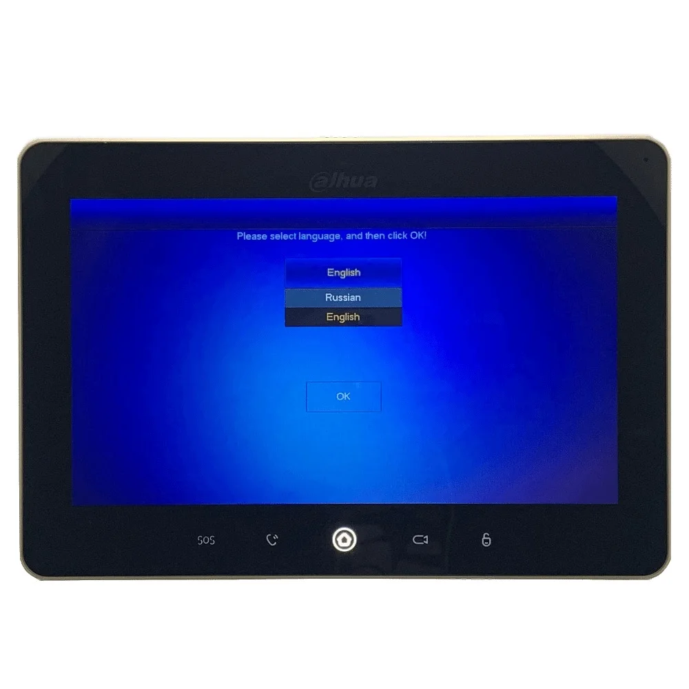 Ahua Multi Язык VTH5241D CW 10 дюймовый сенсорный крытый монитор встроенный Wi Fi и камеры IP