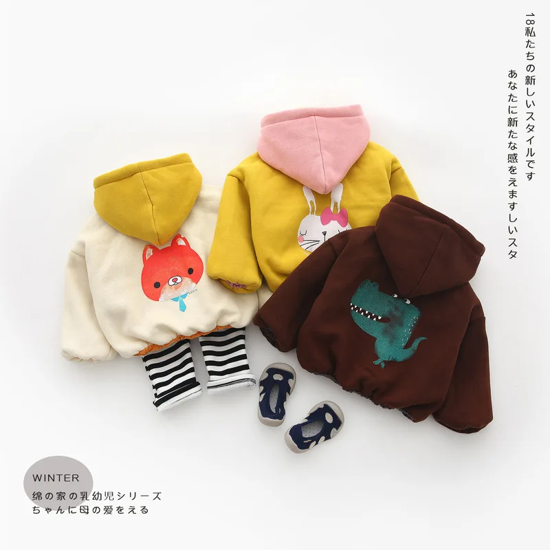 winter children boys and girls hooded animals double faced and thickened jackets girl coats baby winter jacket winter children boys and girls hooded animals double faced and thickened jackets girl coats baby winter jacket