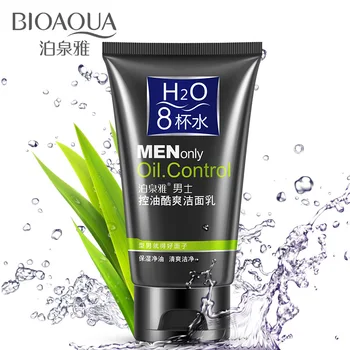 

BIOAQUA Men Scrub Skin Care Facial Cleanser Deep Cleansing Whitening Oil Control Acne Blackhead Moisturizing Cleanser Face Care