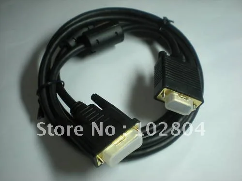 

DVI Male to VGA DB15 Male Converter Cable 1.5m 1 Pcs Per Lot