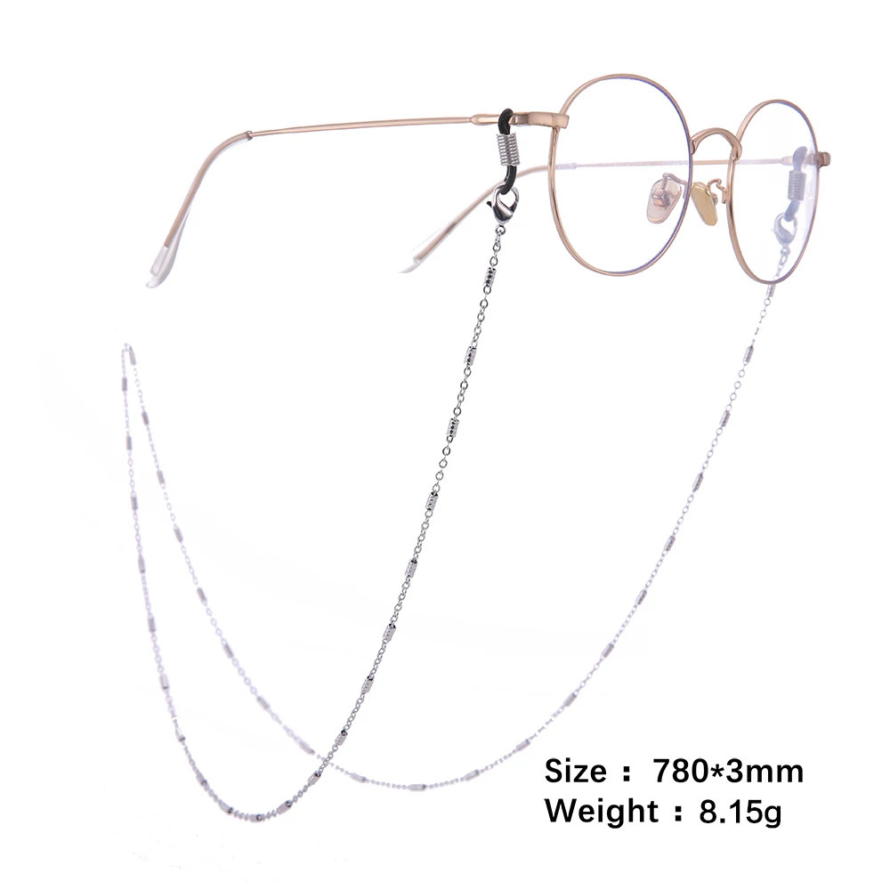 Teamer 78 см Ретро розовое золото металлические цепочка для очков для Для женщин Для мужчин модные очки цепи солнцезащитные очки для чтения Держатель Ремешок Шнур