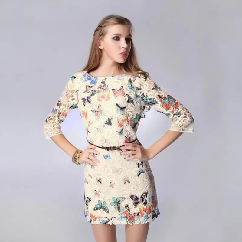 Popular Butterfly Print Dress-Buy Cheap Butterfly Print Dress lots ...