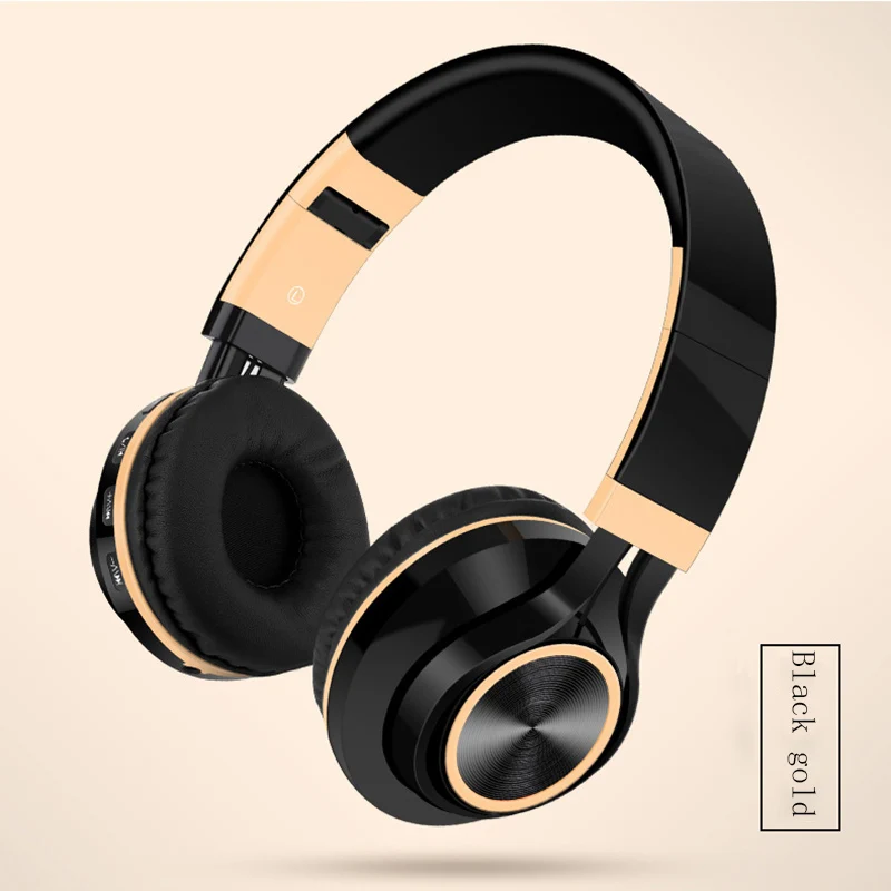 

Smart Bluetooth headphones super bass stereo Surround sound noise cancelling HD mic HIFI sound quality wired + wireless headsets