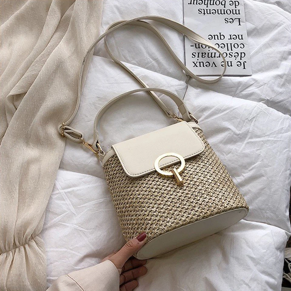 Straw Bucket Bag (5)