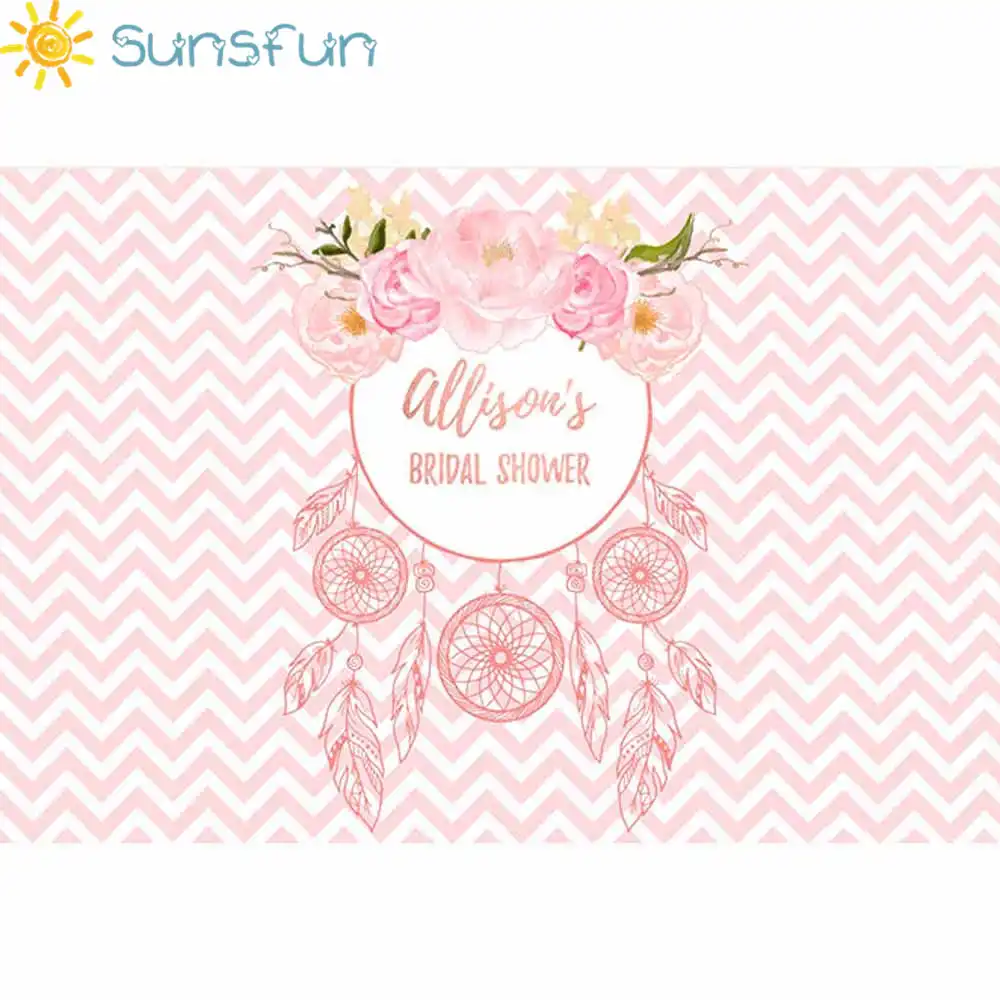 sunsfun 7x5ft princess party pink floral dream catcher birthday invitation celebration party table dessert background 220x150cm pink princess birthday invitations