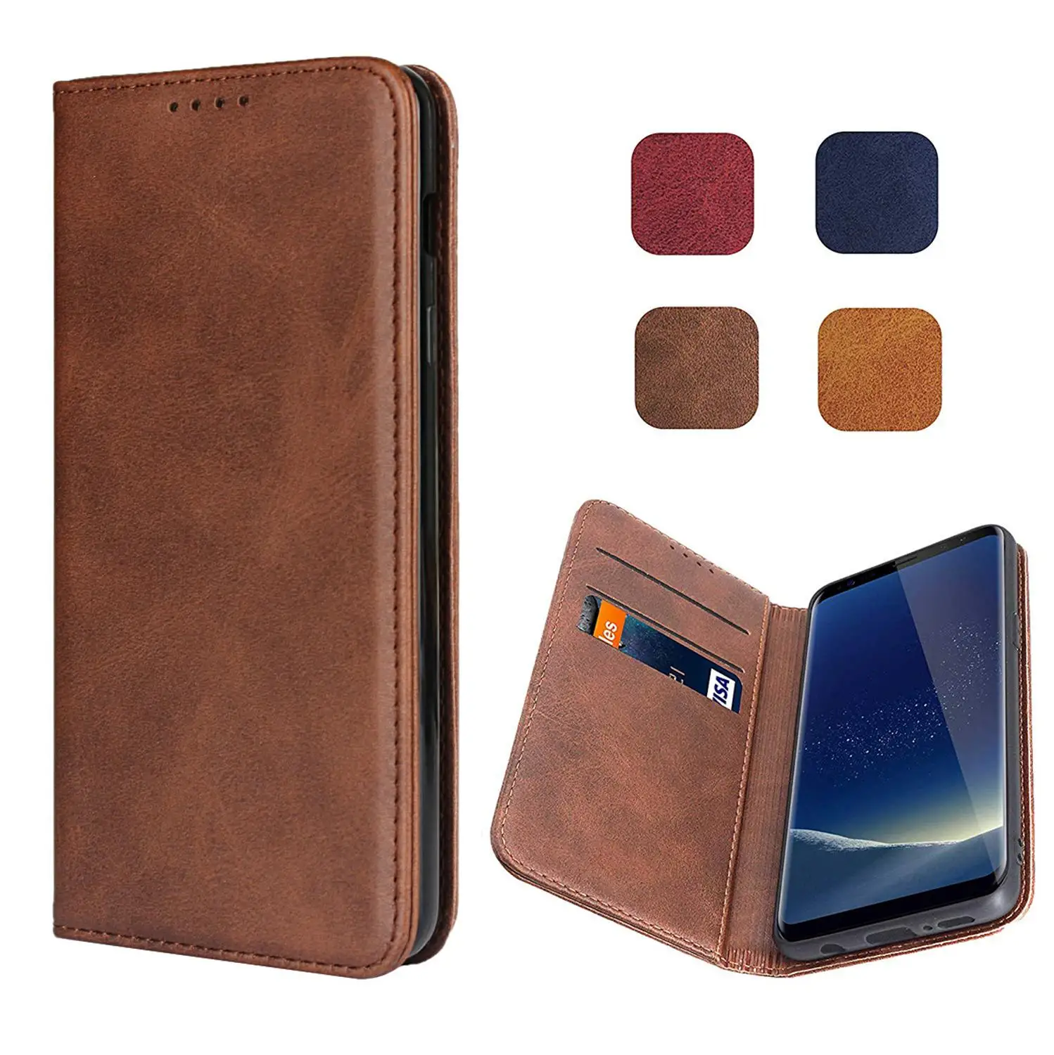 

Leather Wallet Book Magnet Flip case For Huawei Mate 20X 20 10 P20 Lite P30 Pro Nova 3i 4 Coque Capa For Honor 10 P Smart 2019